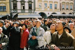 Turistas encantados. Imagen: Czechtourism