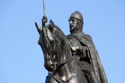 Detalle de Escultura de San Wenceslao. Praga