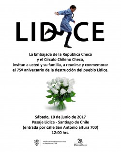 Invitación Lidice 2017