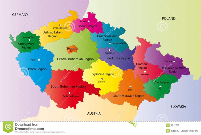 Regiones República Checa
